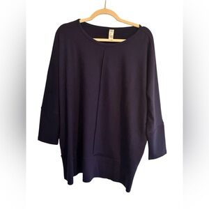 NWT Spanx Dolman Sweatshirt in Empire Blue Size L